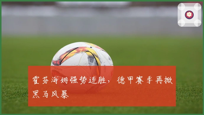 霍芬海姆强势连胜，德甲赛季再掀黑马风暴