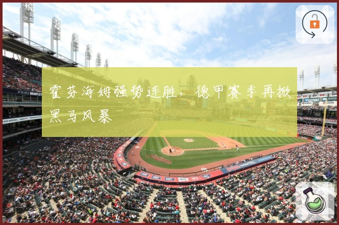 霍芬海姆强势连胜，德甲赛季再掀黑马风暴